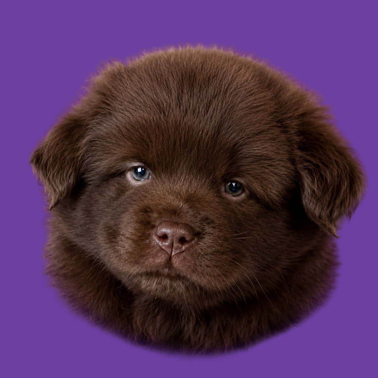 Portret van een zachte bruine Chow Chow pup